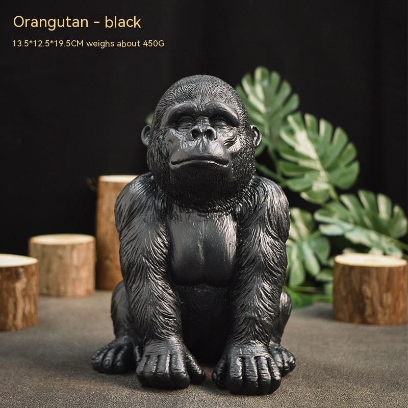 Gorilla Resin Crafts Home Decoration