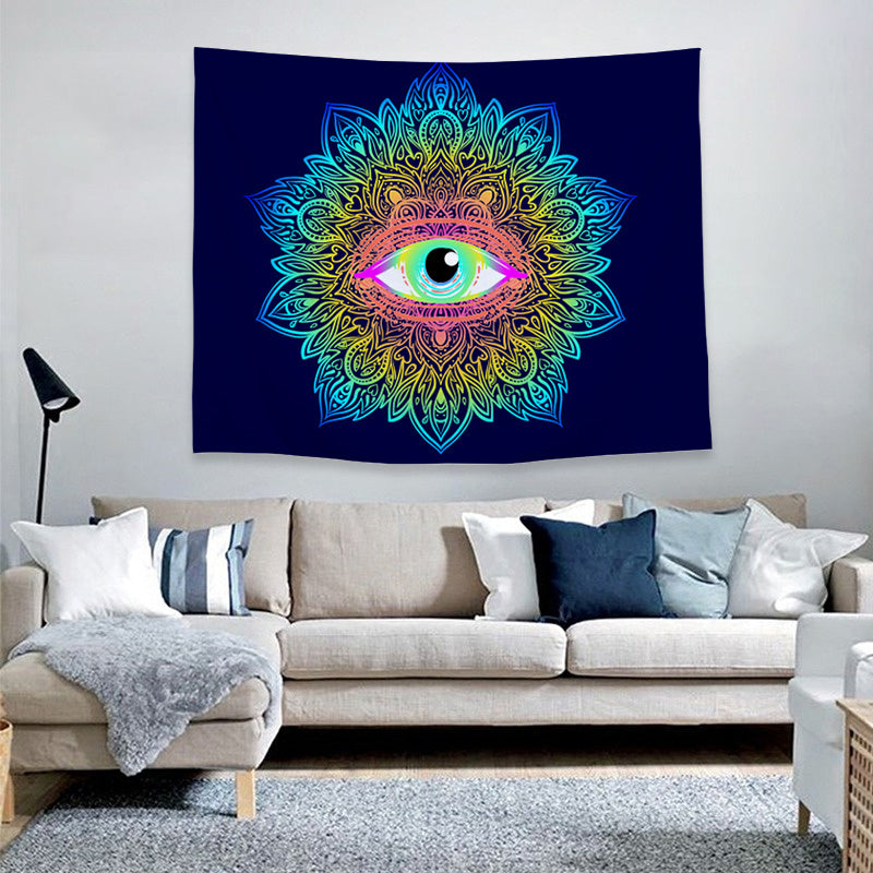 Shanti Psychedelic Wall Cloth Tapestry