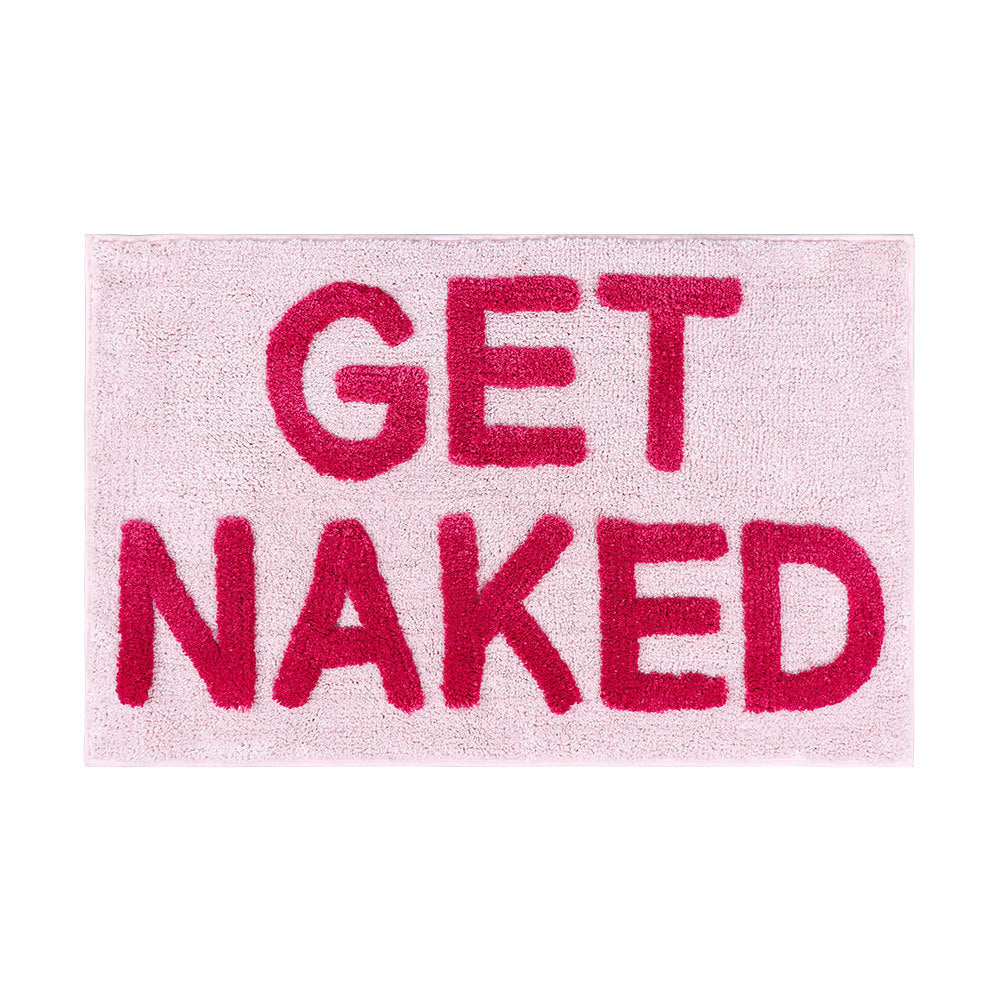 "Get Naked" Door Mat