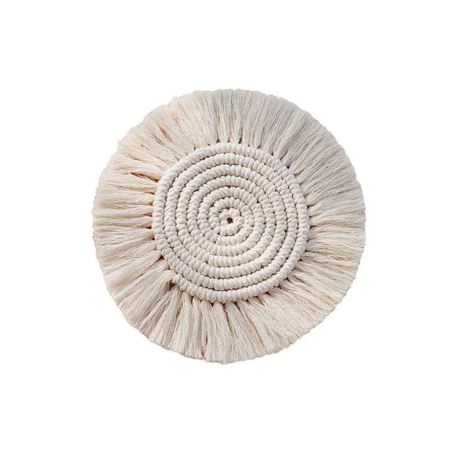 Soleil Boho Jute Coaster