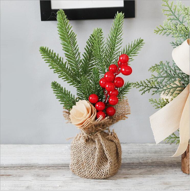 Charming Miniature Pine Cone Christmas Tree