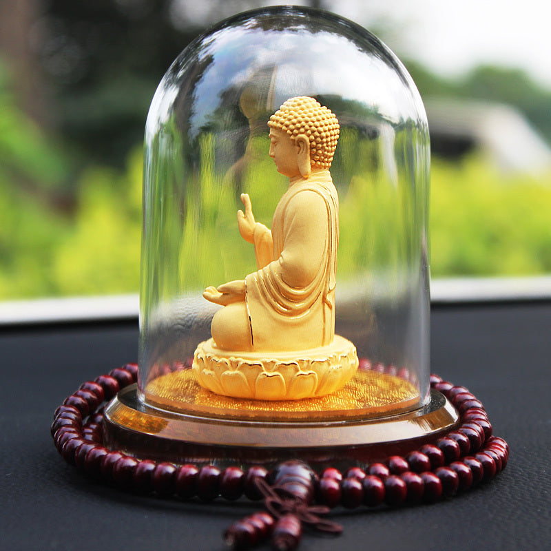 Elegant Buddha Statue Car Decoration