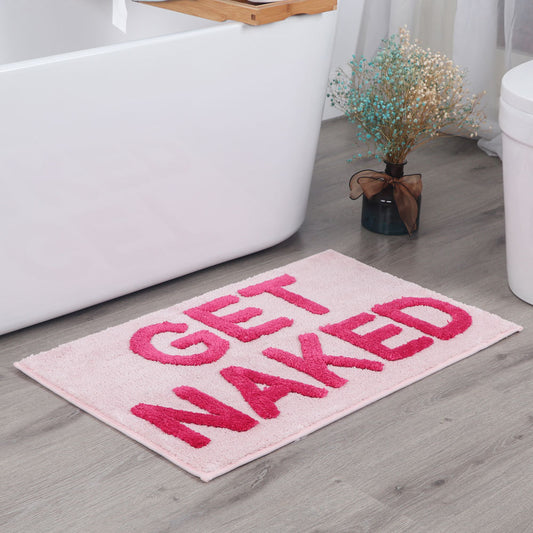 "Get Naked" Door Mat