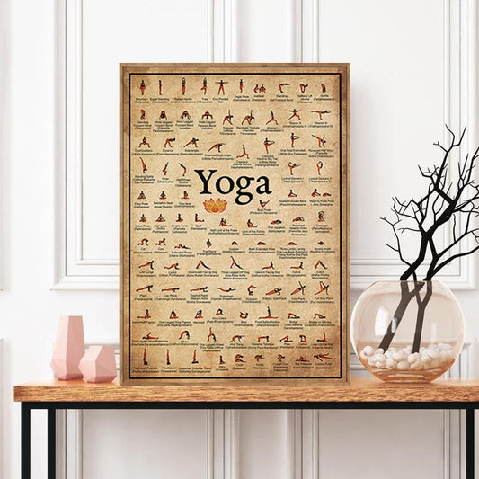 Yoga Lovers All Poses Photoframe