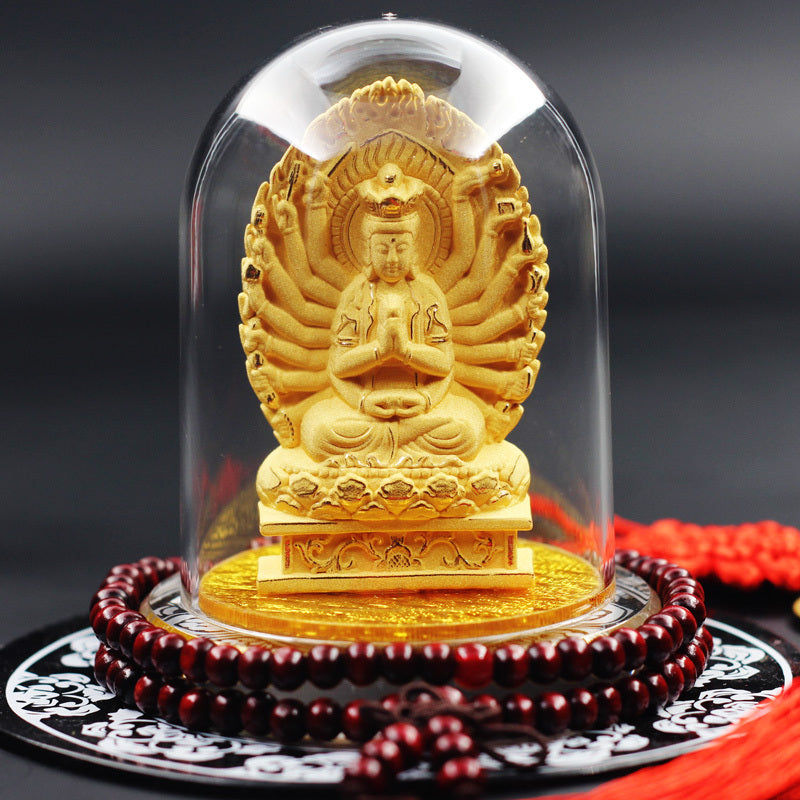 Elegant Buddha Statue Car Decoration