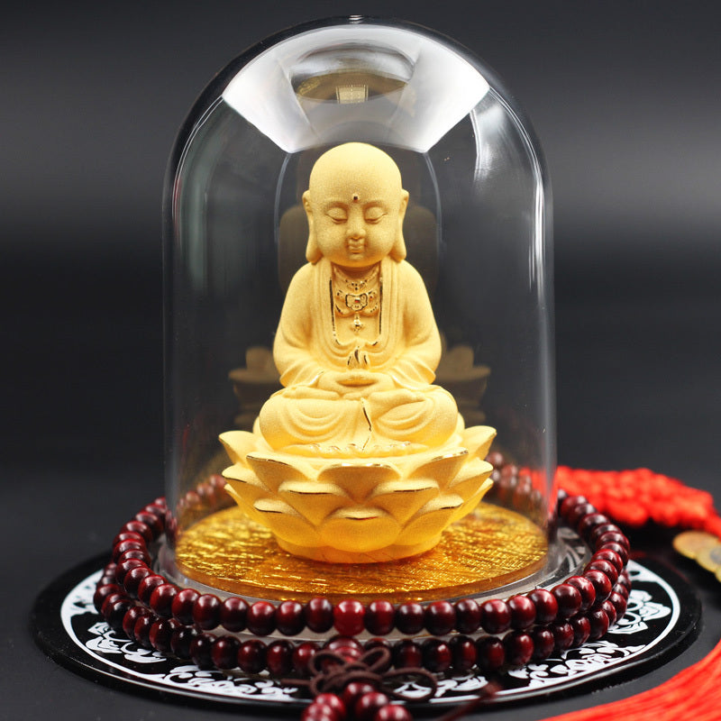 Elegant Buddha Statue Car Decoration