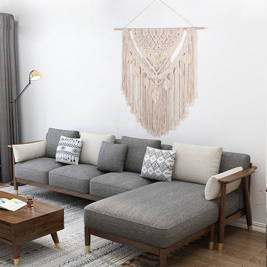 Serenity Weave – Handwoven Cotton Wall Tapestry