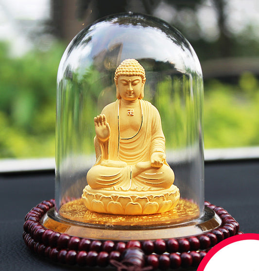 Elegant Buddha Statue Car Decoration