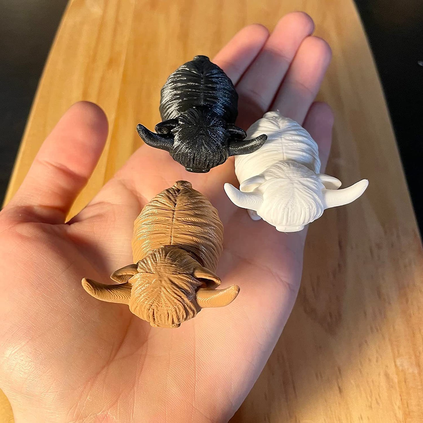 New Plastic Highland Cow Statue
