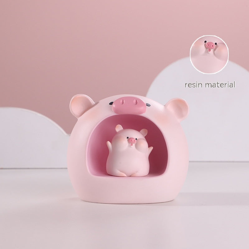 Creative Home Desktop Decorative Ornaments – Resin Animal Decor