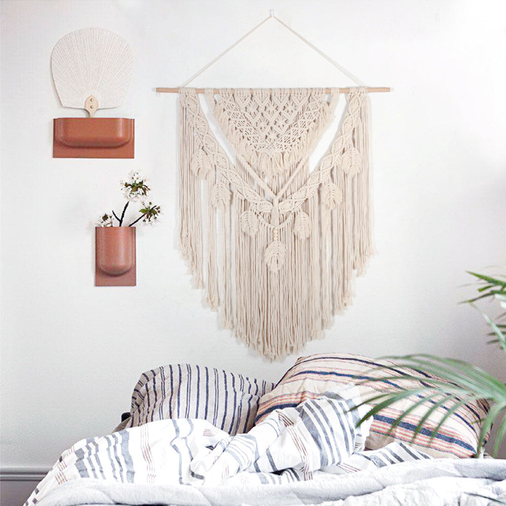 Serenity Weave – Handwoven Cotton Wall Tapestry
