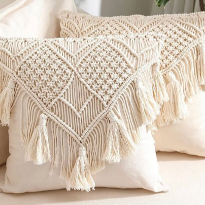 Sora Macramé Cushion Cover