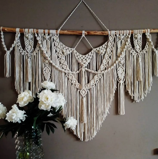 Celeste Layered Macramé Tapestry