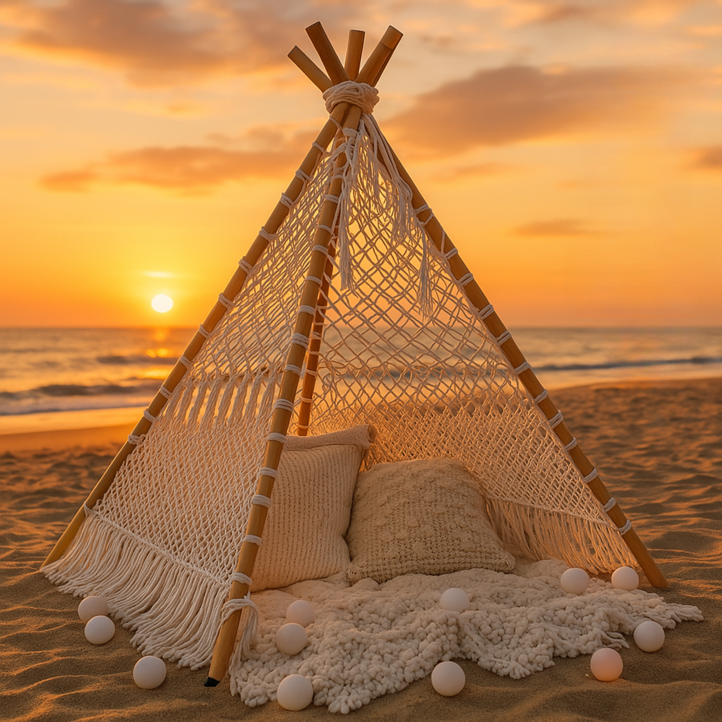 Lyla Macramé Play Tent