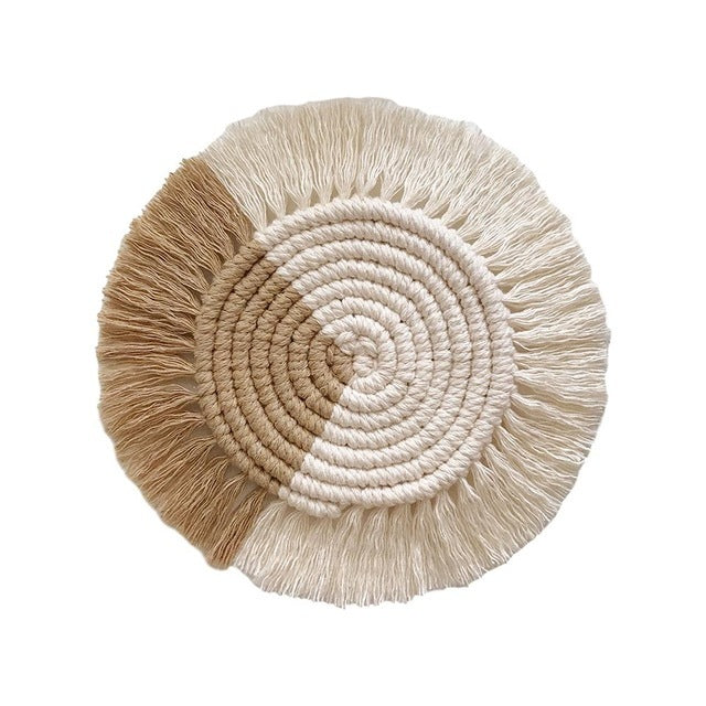 Soleil Boho Jute Coaster