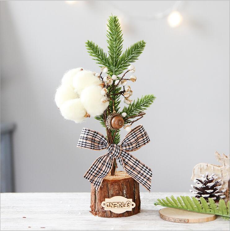 Charming Miniature Pine Cone Christmas Tree