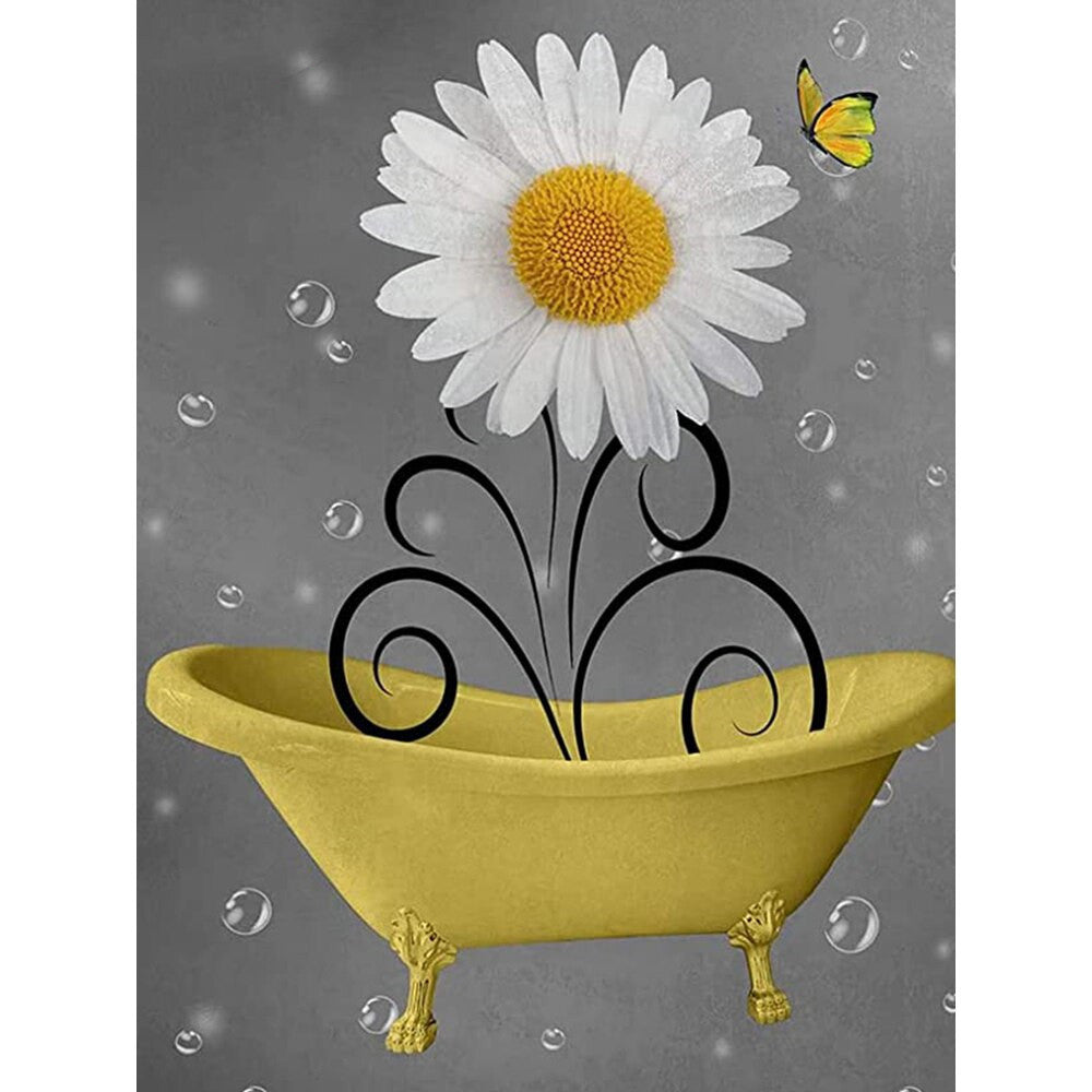 Diamond Painting 5D Embroidery Rhinestone Vase Picture Mosaic Home Decor