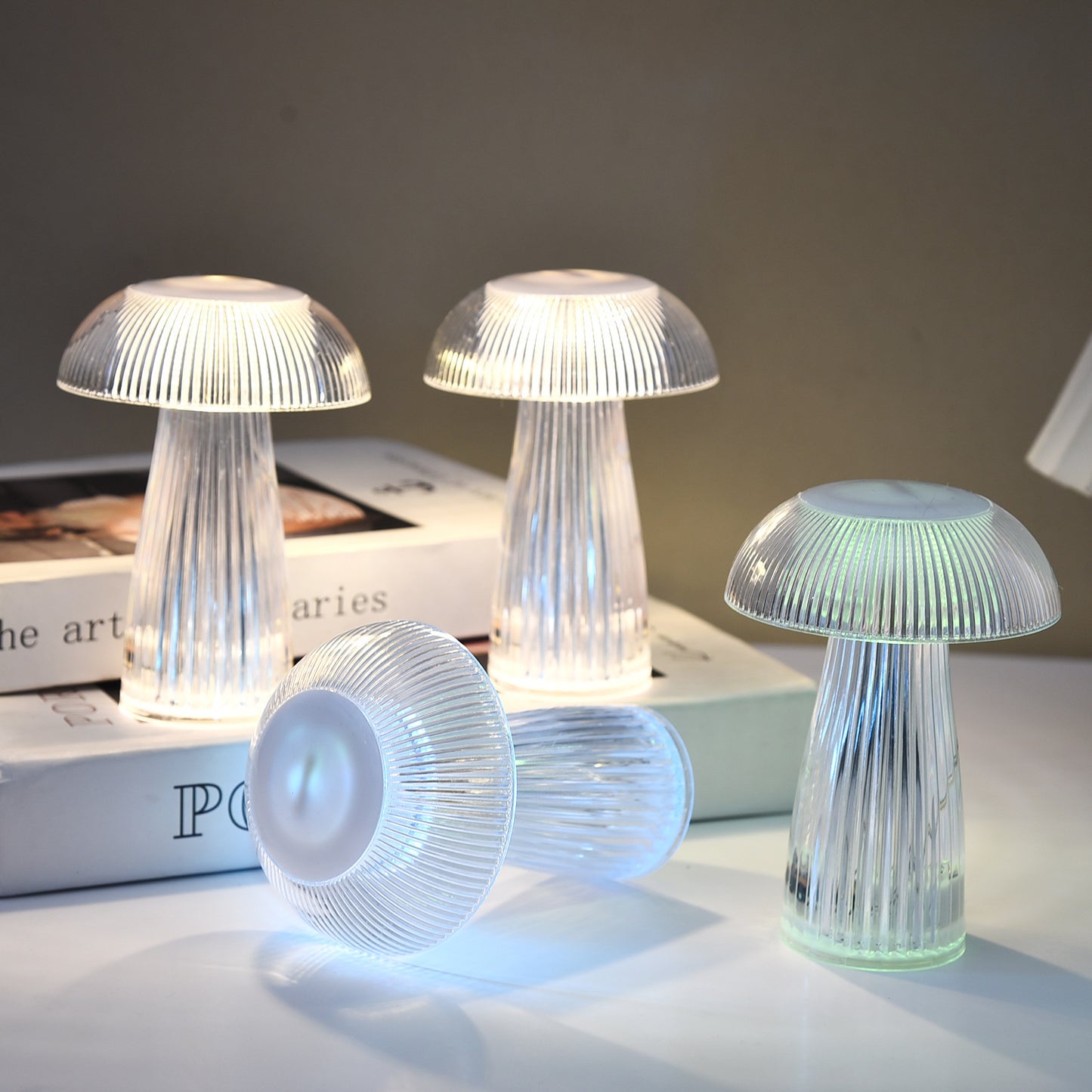 Creative Mushroom Atmosphere Electronic Jellyfish Table Lamp – Home Decor
