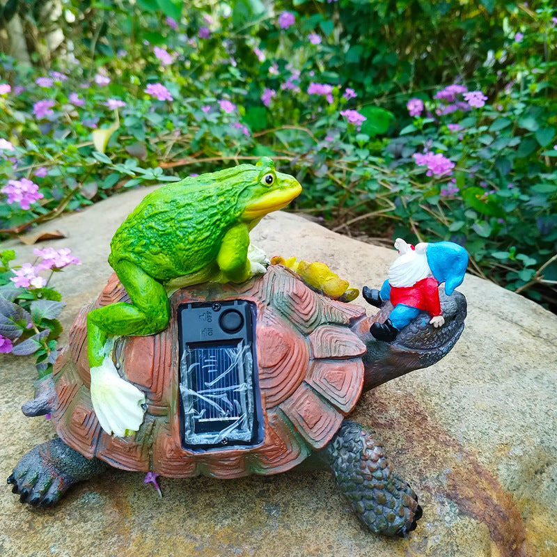 Solar Lamp Outdoor Animal Statue Landscaping