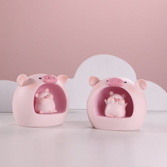 Creative Home Desktop Decorative Ornaments – Resin Animal Decor