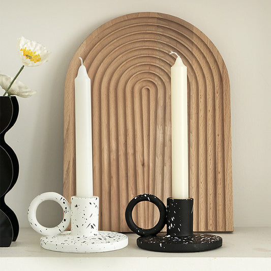 Creative Minimalist Home Decor – Desktop Candle Holder