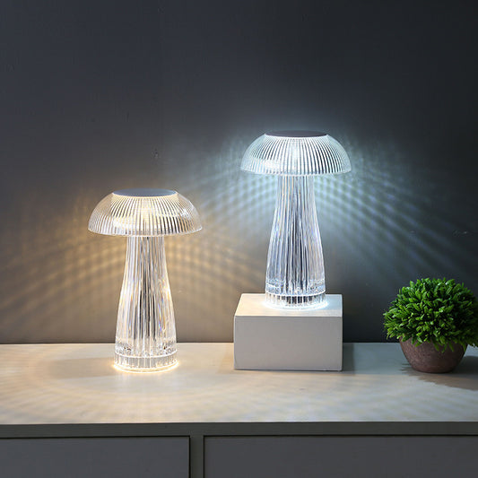 Creative Crystal Jellyfish Table Lamp – Light Luxury Home Decor