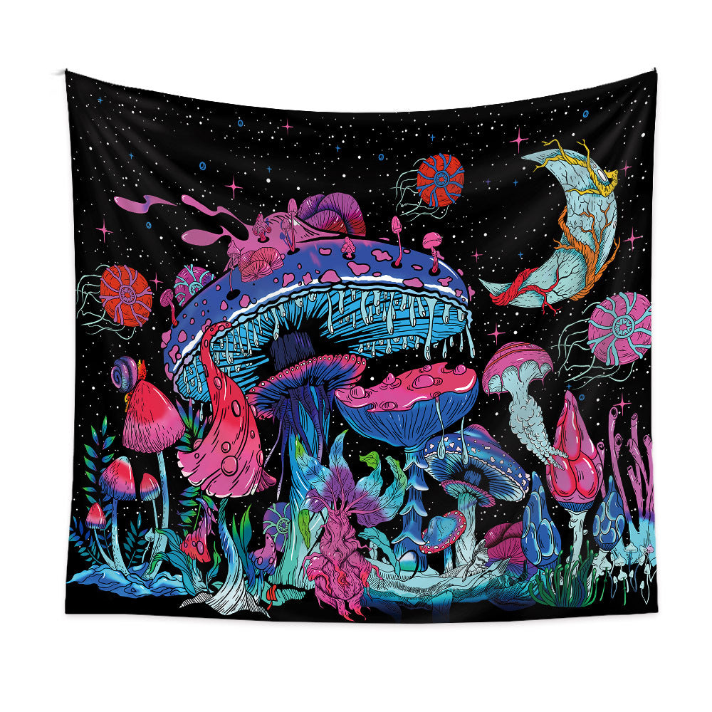 Mushroom Wall Decor Cloth Tapestry