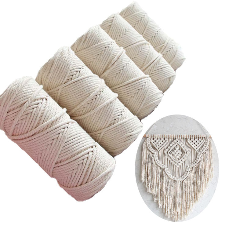 6MM Natural Cotton Macramé Cord