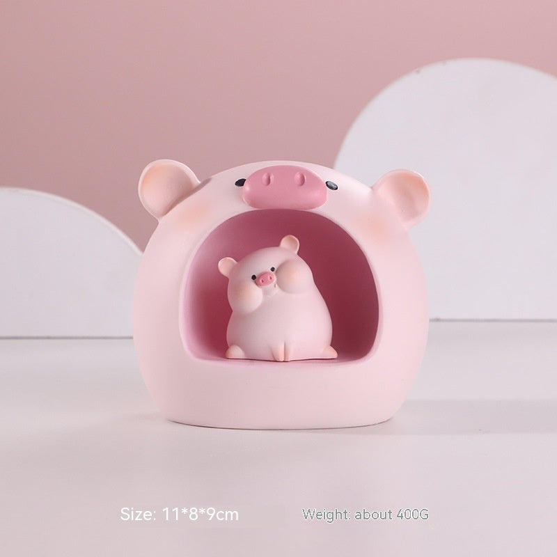 Creative Home Desktop Decorative Ornaments – Resin Animal Decor