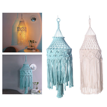 Lunaria Veil Macramé Chandelier