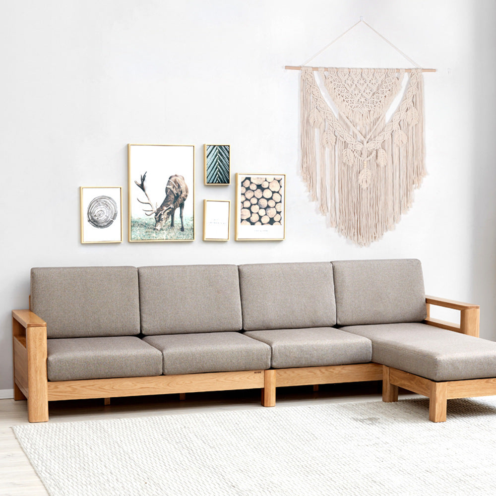 Serenity Weave – Handwoven Cotton Wall Tapestry