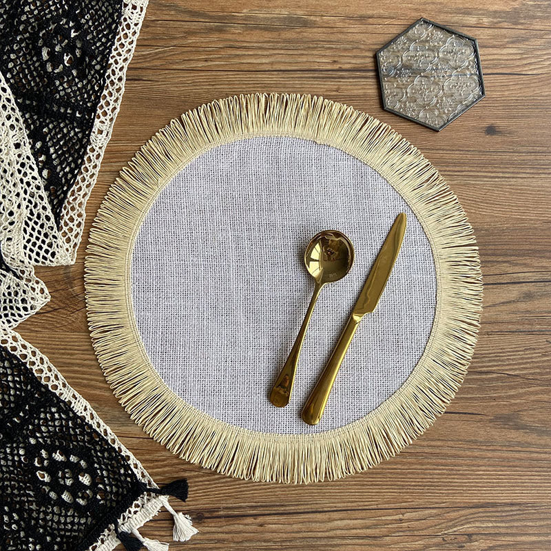 Rustika Bloom Handwoven Jute Placemats
