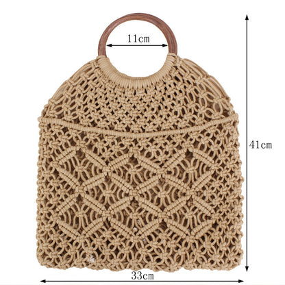 Solmé Macramé Market Tote