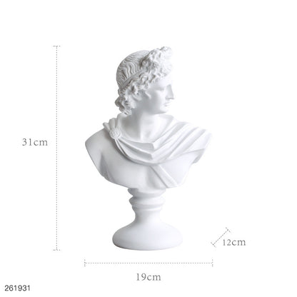 David Venus Statue - European Style Decorative Head Ornament