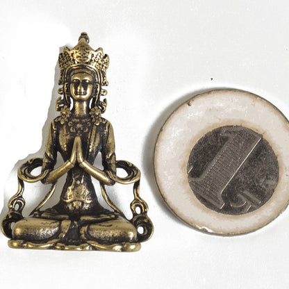 Exquisite Brass Buddha Statue