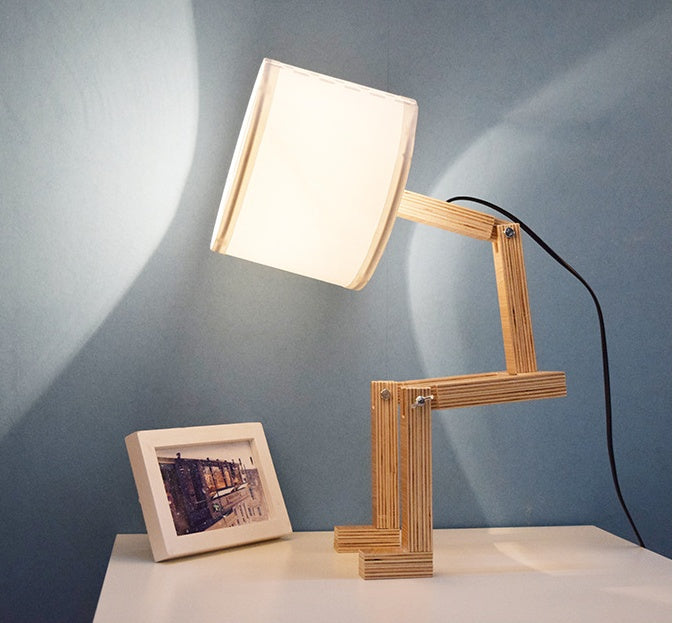 Creative Small Machine Humanoid Table Lamp – Fashion Design Home Decor