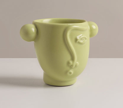 Artistic Abstract Face Ceramic Mug