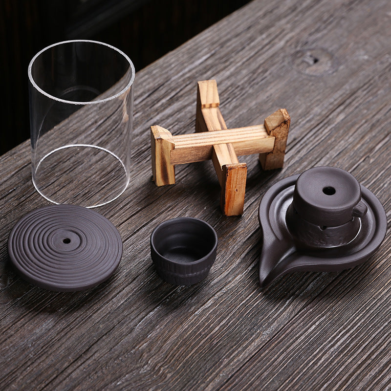 Handmade Ceramic Incense Burner Smoke Waterfall Backflow Incense Burner Living Room Decor Incense Holder Feng Shui Decoration