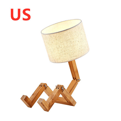 Creative Small Machine Humanoid Table Lamp – Fashion Design Home Decor