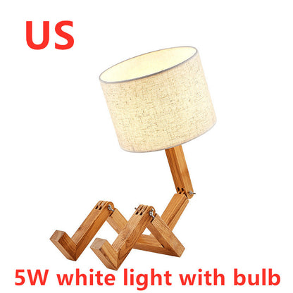 Creative Small Machine Humanoid Table Lamp – Fashion Design Home Decor