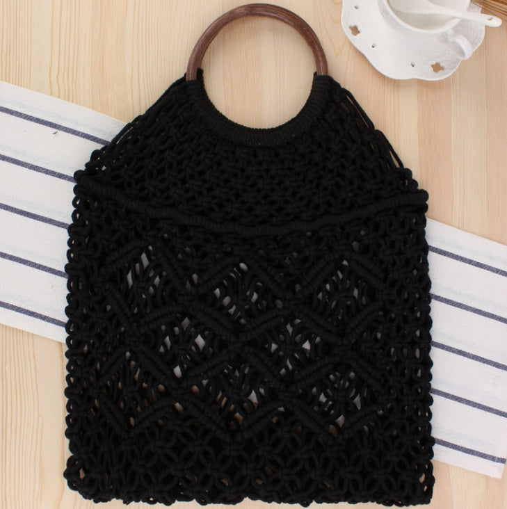 Solmé Macramé Market Tote
