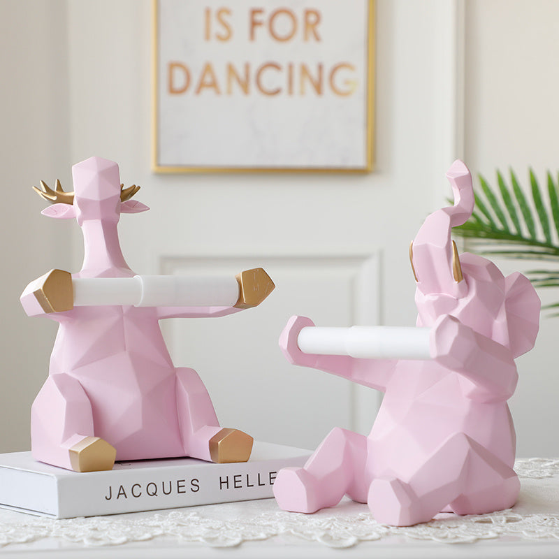 Handcrafted Resin Animal Statues