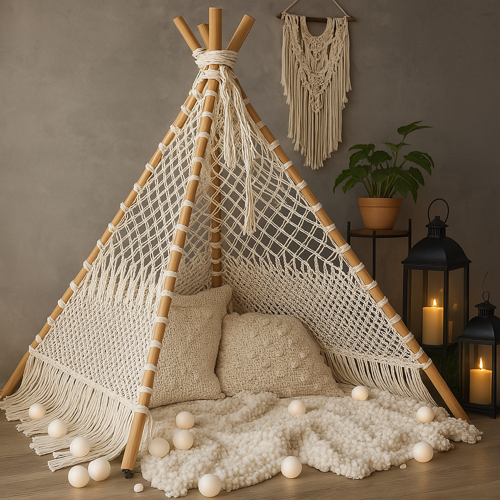 Lyla Macramé Play Tent