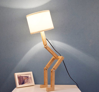 Creative Small Machine Humanoid Table Lamp – Fashion Design Home Decor