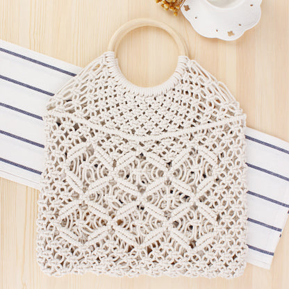 Solmé Macramé Market Tote