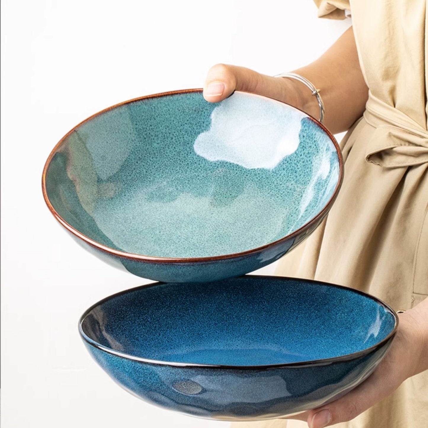 Home Creative Ceramic Bowl Retro