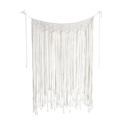 Willow Falls Macramé Wall Hanging – Handwoven Cotton Tapestry
