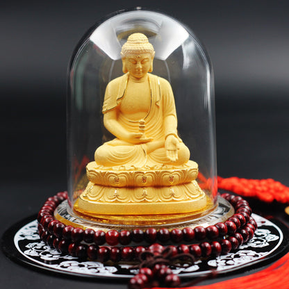 Elegant Buddha Statue Car Decoration