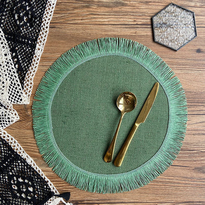 Rustika Bloom Handwoven Jute Placemats