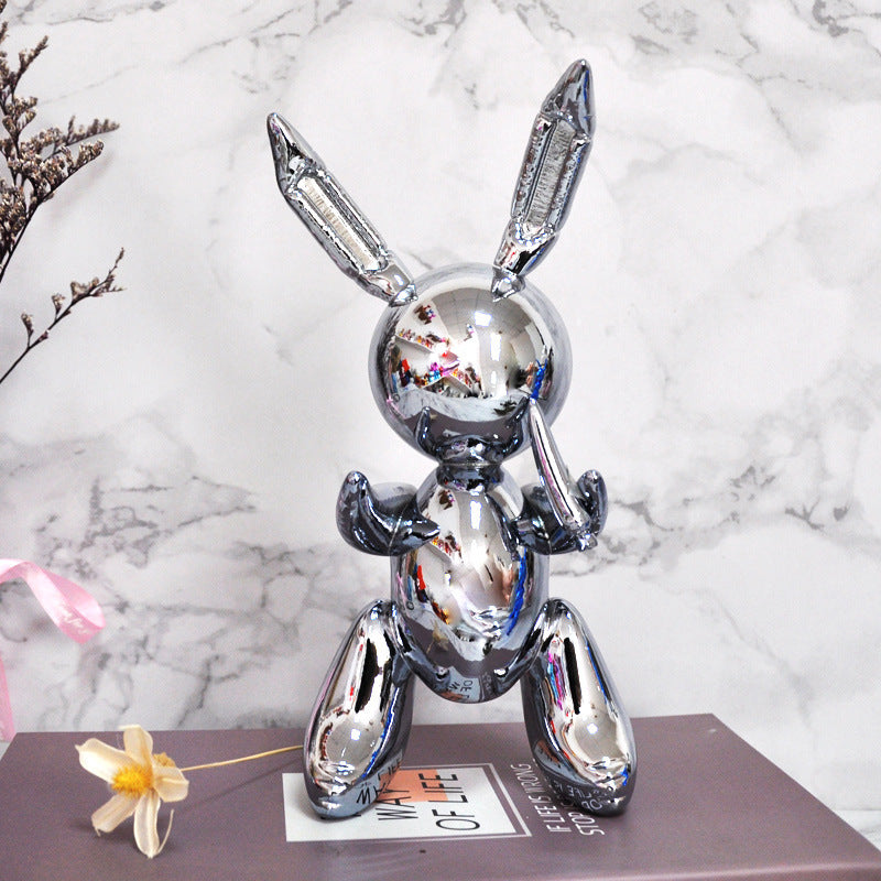Whimsical Balloon Rabbit Decor